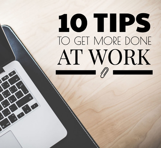 Laptop on a desk view from the top